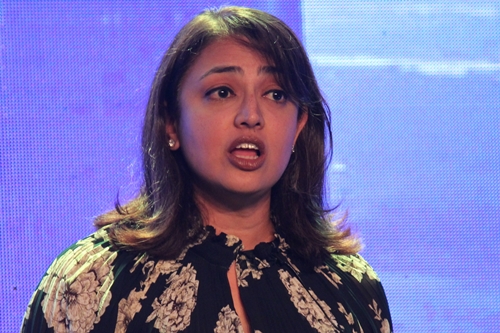Bà Sunita Kaur, giám đốc điều hành Spotify khu vực châu Á tại sự kiện sáng 13/3.