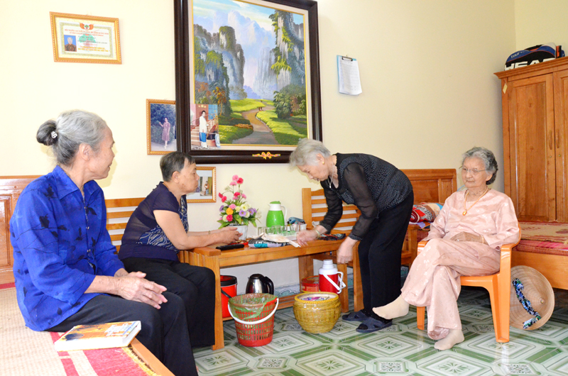 Đối tượng người cao tuổi được chăm sóc, nuôi dưỡng tự nguyện tại Trung tâm Bảo trợ xã hội tỉnh 