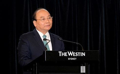 Thủ tướng Nguyễn Xuân Phúc phát biểu tại Diễn đàn.
