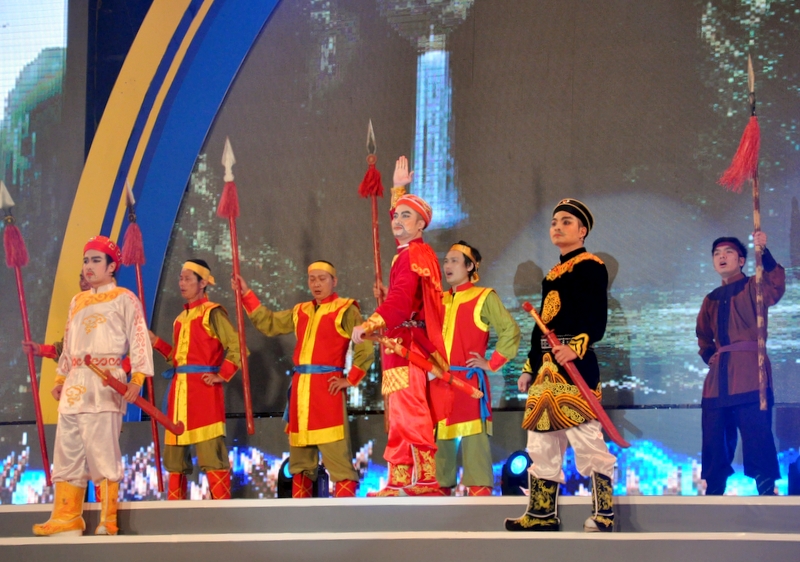 Cuộc đời, chiến công của Hưng Nhượng Đại Vương Trần Quốc Tảng được tái hiện lại trên sân khấu.