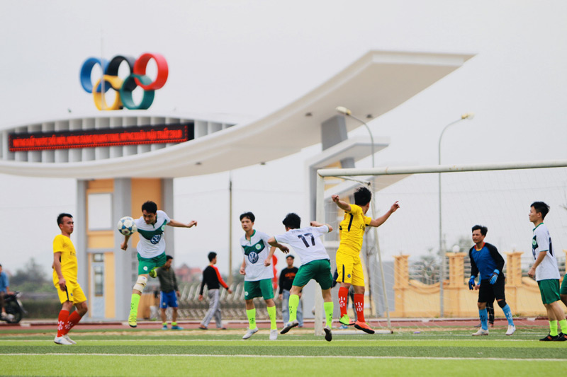 Các giải thể thao do TX Đông Triều tổ chức luôn thu hút đông đảo người dân tham gia và có chất lượng chuyên môn cao 