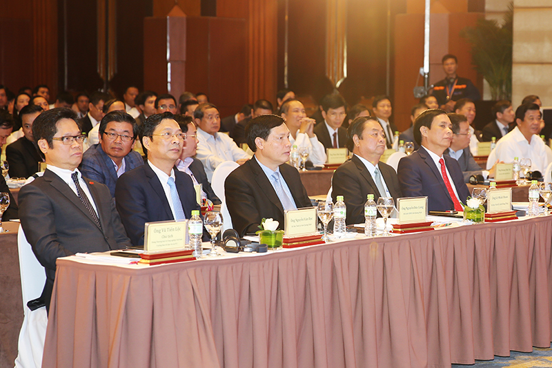 Đại biểu tham dự lễ công bố chỉ số PCI tại TP Hà Nội.