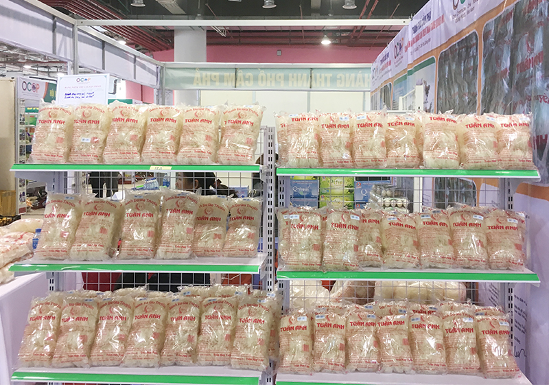 Sản phẩm bánh đa gia truyền Tuấn Anh là sản phẩm OCOP Cẩm Phả tham gia năm 2018 song cũng đã được dán tem VPNT check