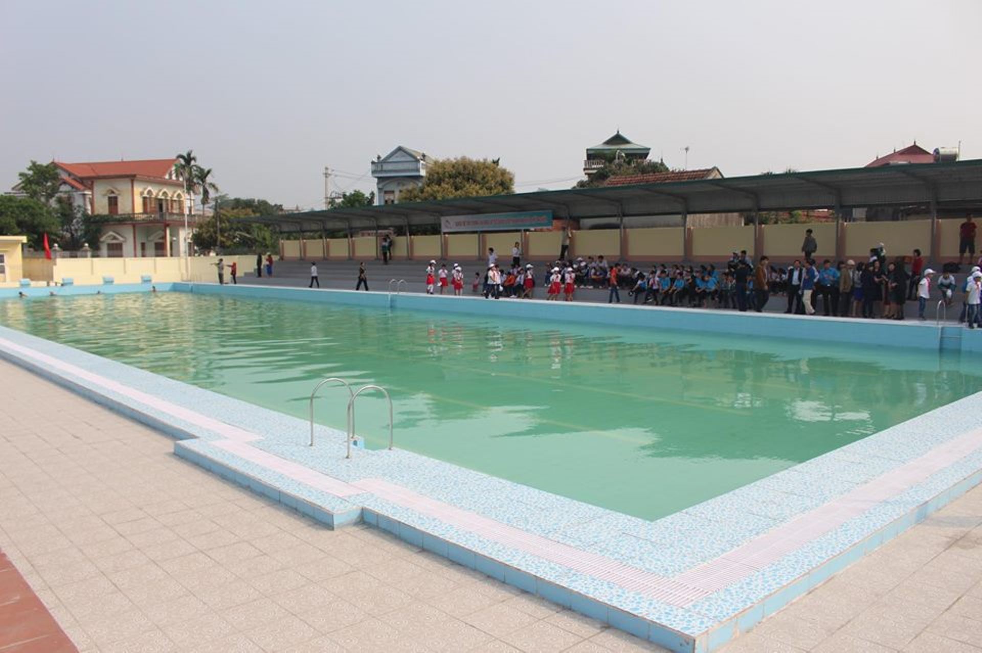 Công trình bể bơi TX Đông Triều được nâng cấp, phục vụ công tác huấn luyện và luyện tập thể thao của người dân