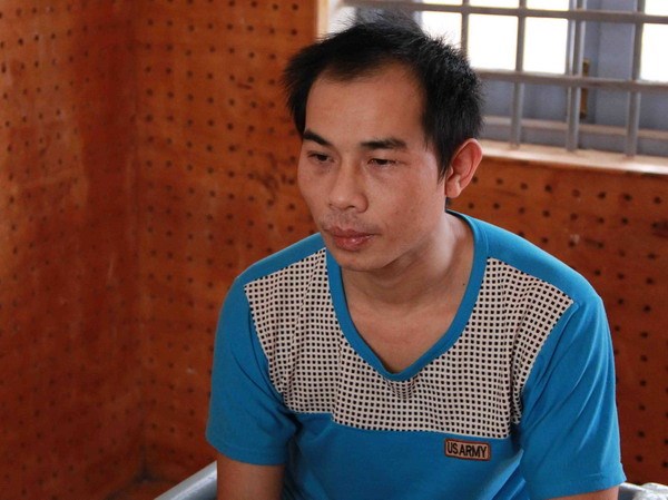 Đối tượng Bùi Công Tuấn Bằng bị khởi tố tội giết người. (Ảnh: Phạm Cường/TTXVN)