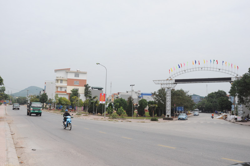 Trung tâm thị trấn Tiên Yên đã thay đổi rất nhiều 