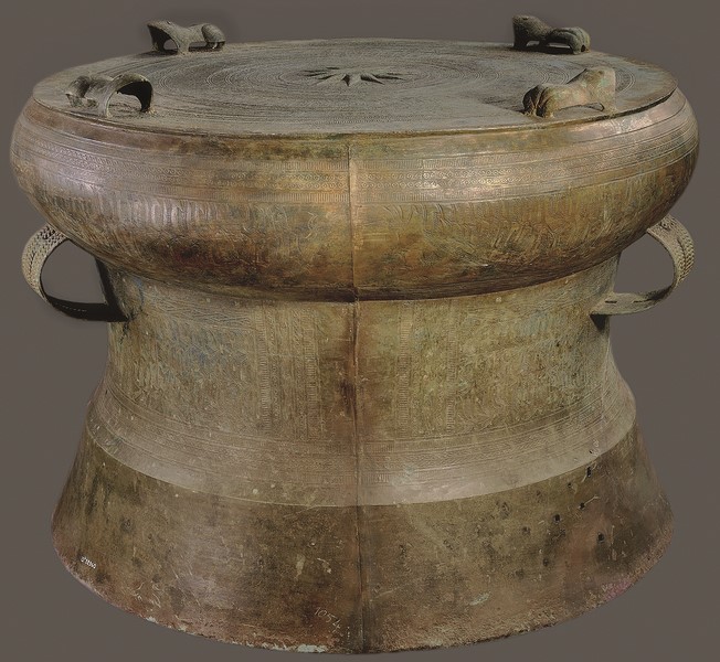 Trống đồng Sao vàng- Thanh Hóa, thuộc văn hóa Đông Sơn là báu vật khảo cổ học thời kỳ kim khí Việt Nam