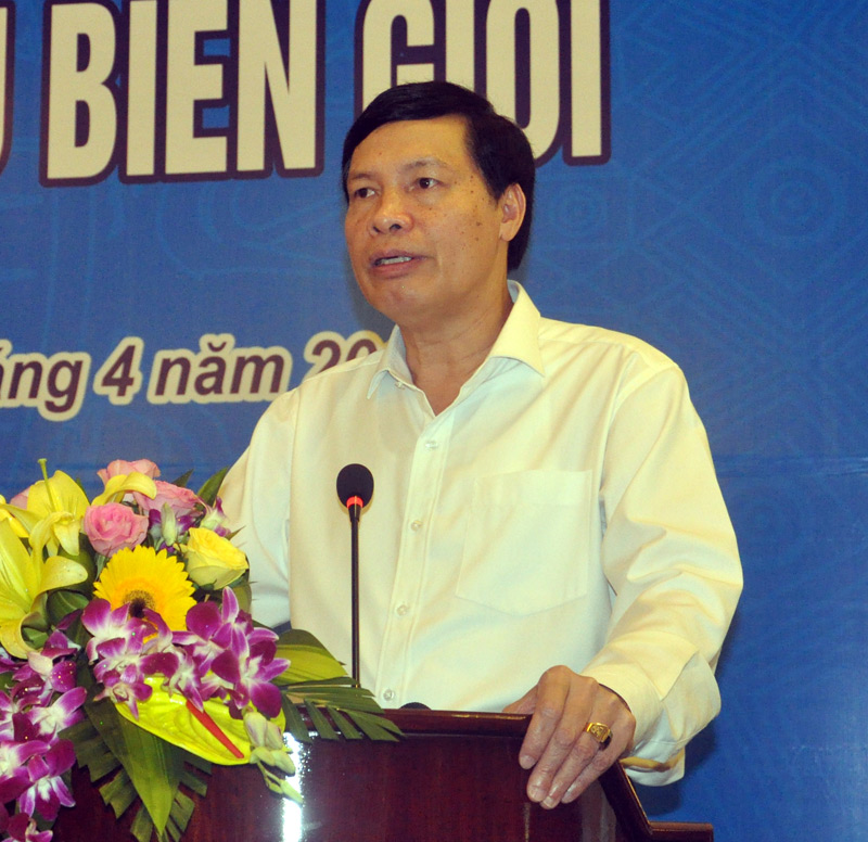 Đồng chí Nguyễn Đức Long, Phó Bí thư Tỉnh ủy, Chủ tịch UBND tỉnh phát biểu khai mạc hội nghị.