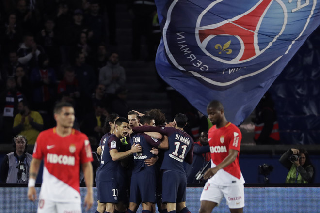 Monaco nhận thất bại nặng nề trước PSG.