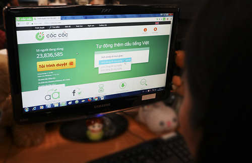 Hơn 20 triệu người dùng Việt Nam đang sử dụng trình duyệt Cốc Cốc.
