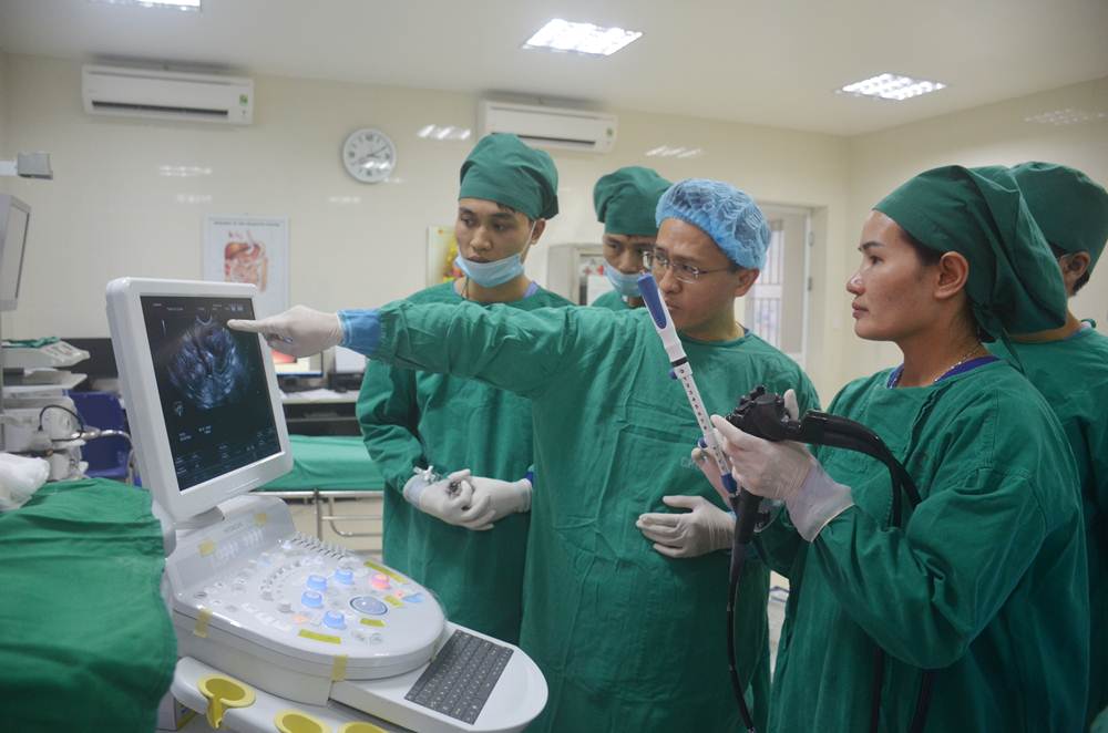 kỹ thuật siêu âm nội soi các bệnh tiêu hóa tại Bệnh viện Bãi Cháy