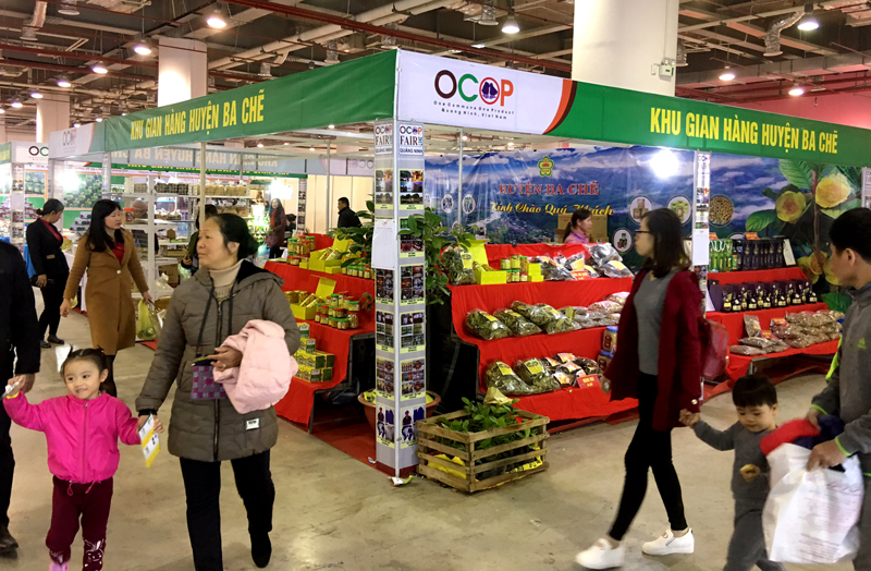 Hội chợ giới thiệu sản phẩm OCOP được tỉnh tổ chức thường xuyên hàng năm nhằm giới thiệu các sản phẩm nông sản  đặc trưng của Quảng Ninh.