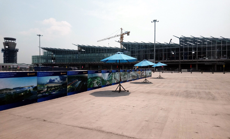 Sân bay Vân Đồn đang được thi công dự kiến sẽ bay hiệu chỉnh vào tháng 7/2018