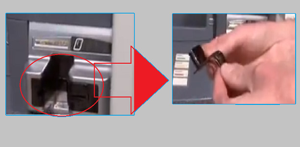 Camera quét mã thẻ được đặt ngay khe rút thẻ. Ảnh: Whitehat.