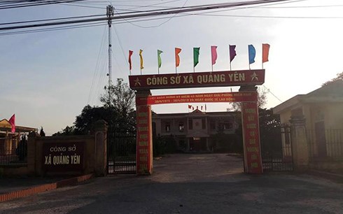Trụ sở UBND xã Quảng Yên, huyện Quảng Xương