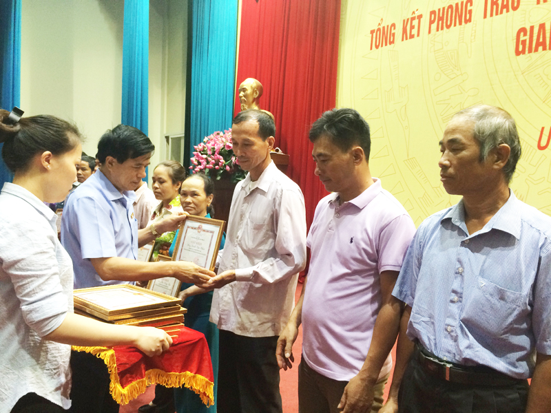 Năm 2017, TP Uông Bí có gần 2.000 hộ nông dân đạt tiêu chuẩn sản xuất kinh doanh giỏi. được các cấp khen thưởng
