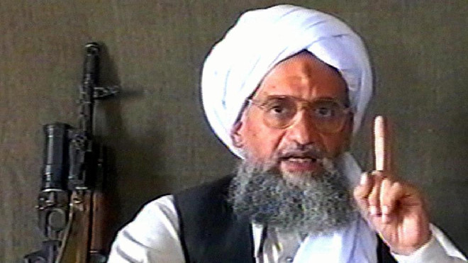 Thủ lĩnh Ayman al-Zawahiri của al-Qaeda. Ảnh: AFP/Al Jazeera.