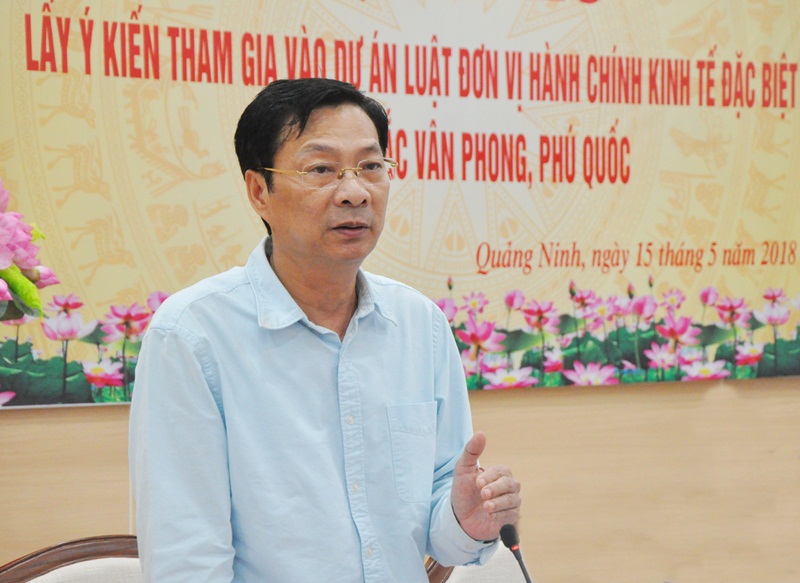 Đồng chí Nguyễn Văn Đọc, Bí thư Tỉnh ủy, Chủ tịch HĐND tỉnh kết luận hội thảo