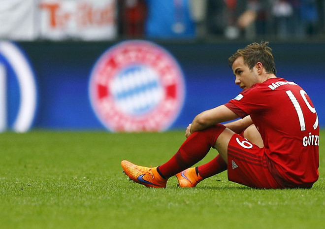 Trong màu áo Bayern Munich, Goetze dù được HLV Pep Guardiola chỉ đạo tuy nhiên vẫn không thể tiến bộ.