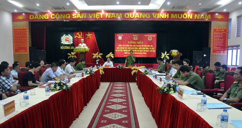 Thiếu tướng Đoàn Việt Mạnh, Cục trưởng Cục Cảnh sát PCCC và CNCH (Bộ Công an) kết luận tại tổng kết kiểm tra.