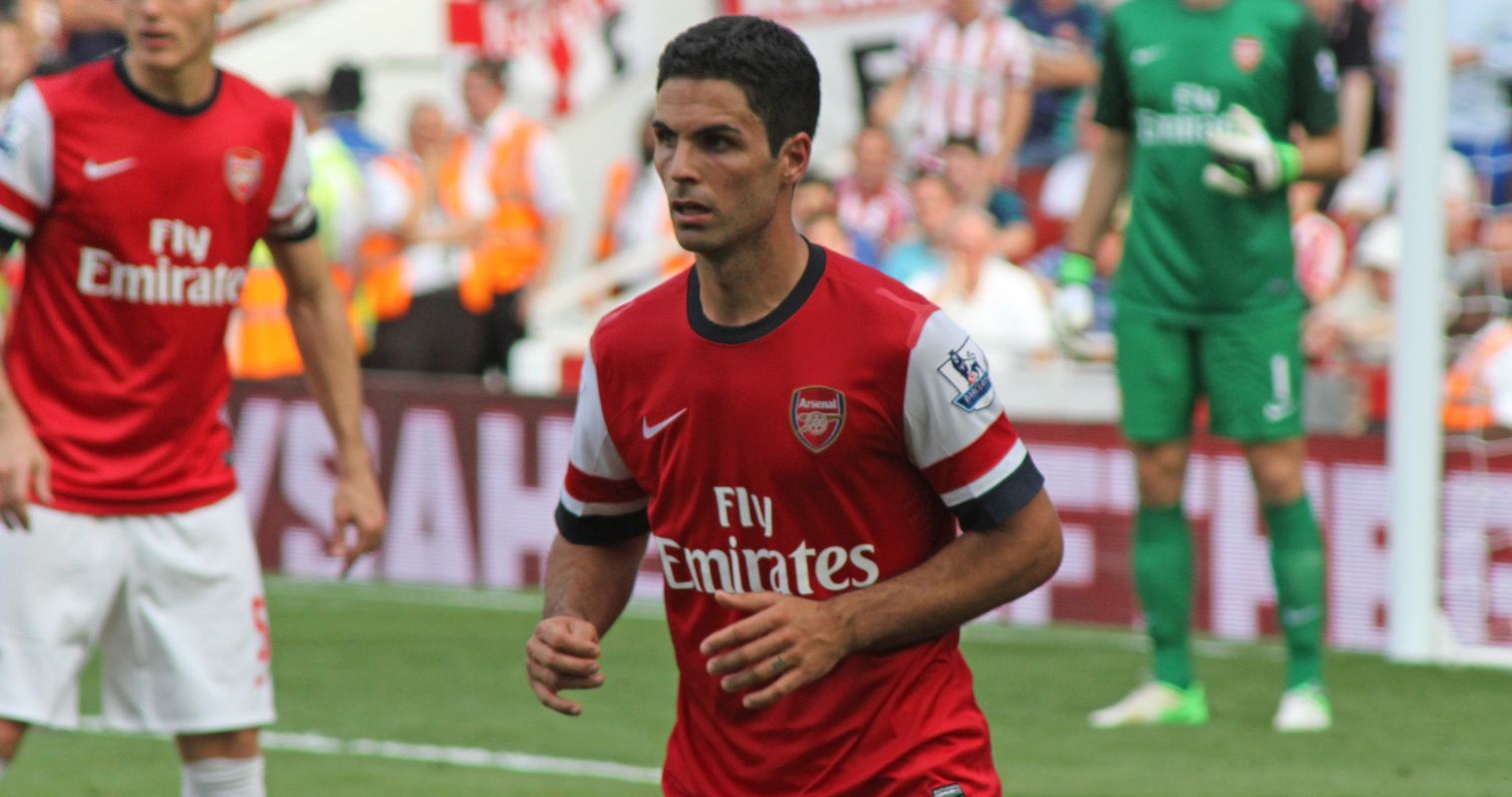 Mikel Arteta từng có khoảng thời gian 4 năm chinh chiến trong màu áo Arsenal.