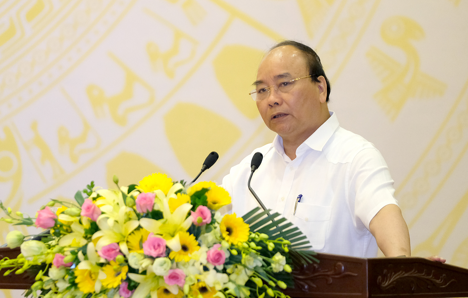 Thủ tướng Nguyễn Xuân Phúc: Cán bộ không làm sai thì ít xảy ra hoặc không xảy ra khiếu kiện Ảnh: VGP/Quang Hiếu
