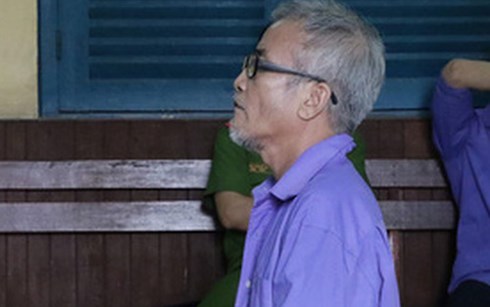 Bị cáo Nguyễn Đào tại tòa
