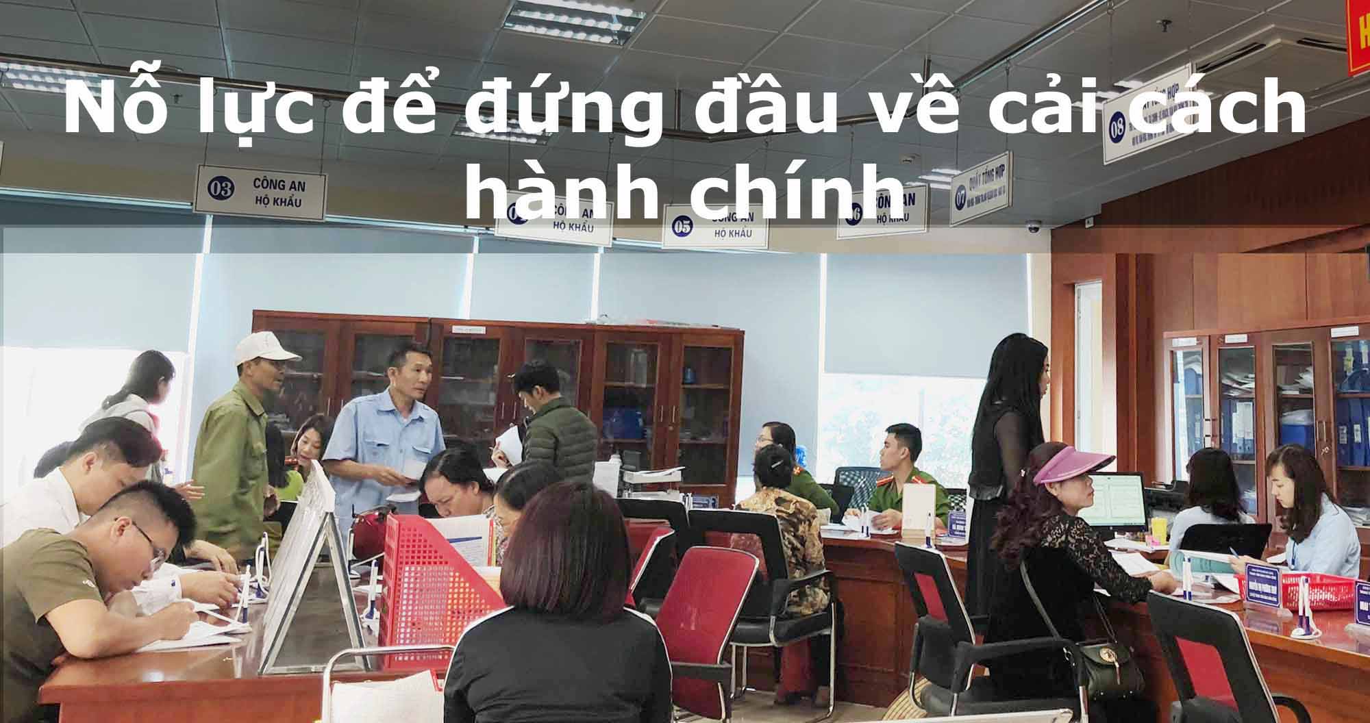 Quảng Ninh: Nỗ lực để đi đầu trong cải cách hành chính