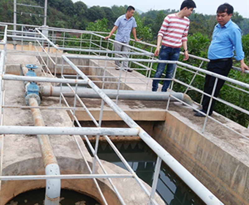 Công trình cấp nước sạch xã Hoàng Quế phục vụ tốt nhu cầu nước sạch của người dân