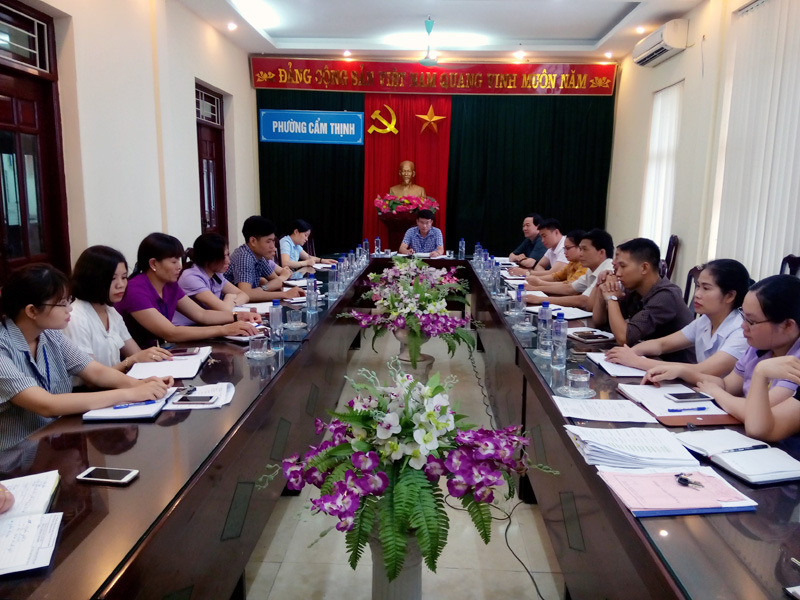 Đảng bộ phường Cẩm Thịnh tổ chức hội nghị đánh giá kết quả thực hiện nhiệm vụ 6 tháng đầu năm 2018