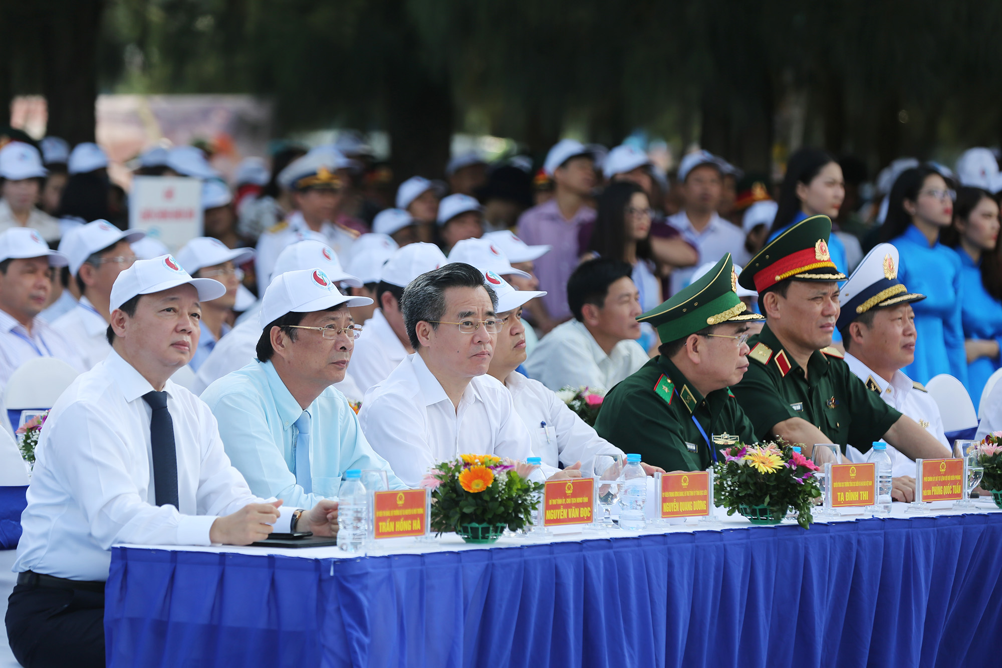 Đại biểu Trung ương và tỉnh Quảng Ninh tham dự Lễ phát động.