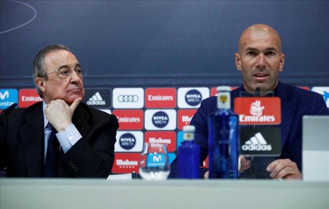 Zinedine Zidane quyết đoán dứt áo rời Bernabeu bởi Florentino Perez từ chối yêu cầu tăng cường lực lượng.