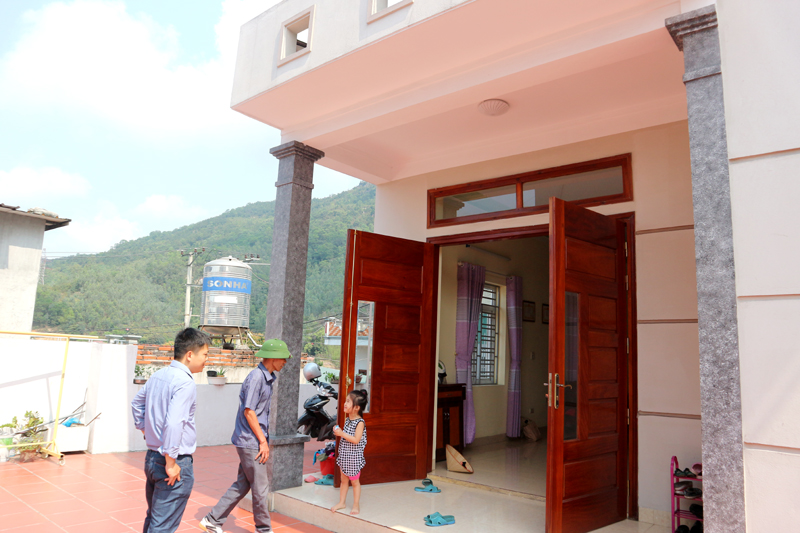 Nhà mới của gia đình ông Chu Bá Khe, tổ 2, khu 2B, phường Cẩm Trung, TP Cẩm Phả đã hoàn thành, đưa vào sử dụng từ tháng 12/2017 từ nguồn hỗ trợ của Đề án 22 giai đoạn 2