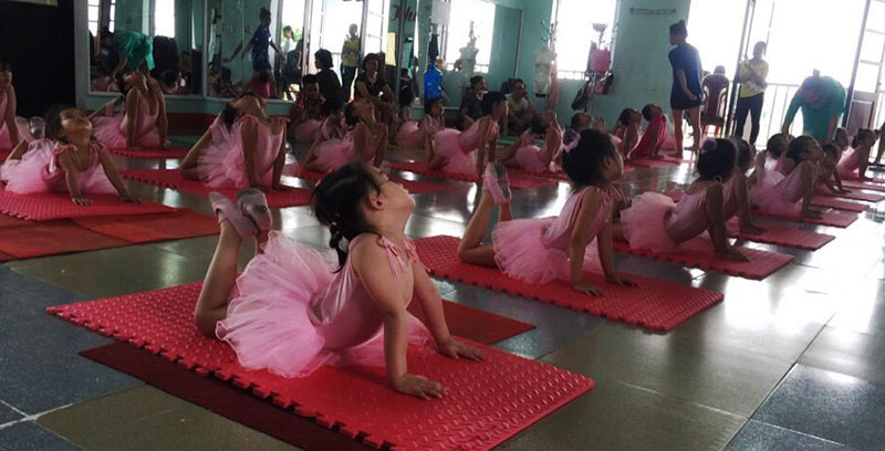  Lớp  do UBND thị trấn Quảng Hà tổ chức dịp hè 2018.