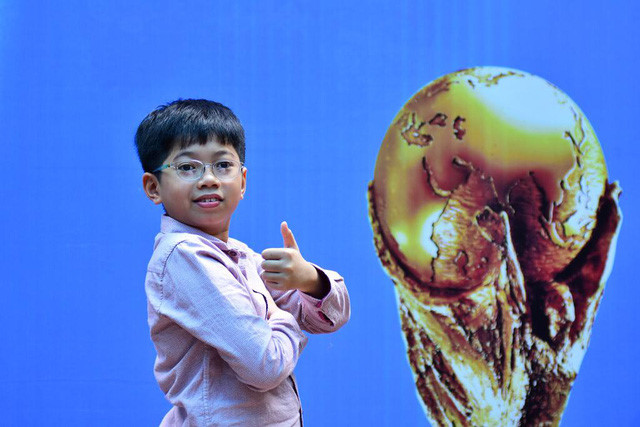 Cậu bé Thanh Sơn của Việt Nam được chọn là một trong các gương mặt nhí được 
