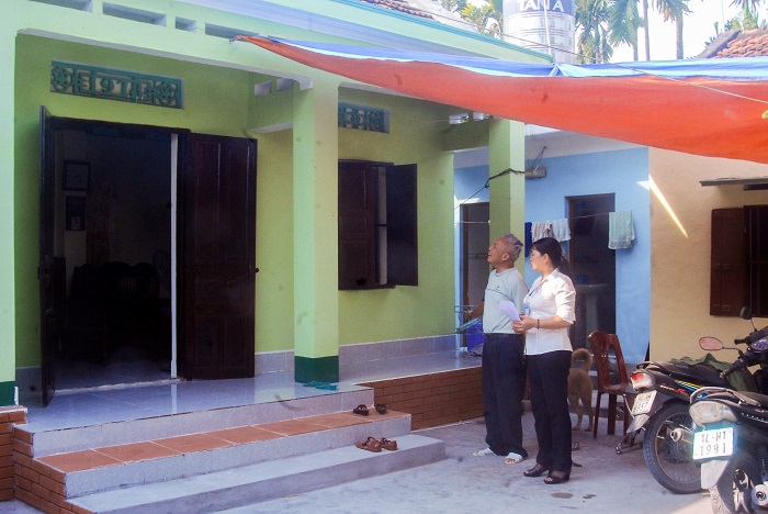 Từ kinh phí hỗ trợ nhà ở cho NCC và vay mượn thêm, gia đình ông Trần Xuân Chè ở tổ 1, khu Hợp Thành, phường Phương Nam (Uông Bí) được ở trong căn nhà sửa chữa, cải tạo khang trang.