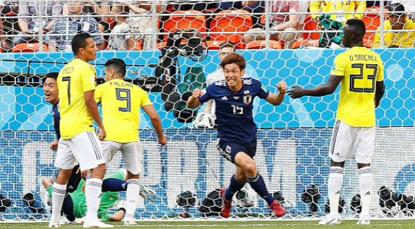 Nhật Bản thắng Colombia, làm nên lịch sử tại World Cup