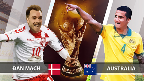 Nhận định bóng đá Đan Mạch vs Australia, 19h00 ngày 21/6: "Lính chì" săn "chuột"