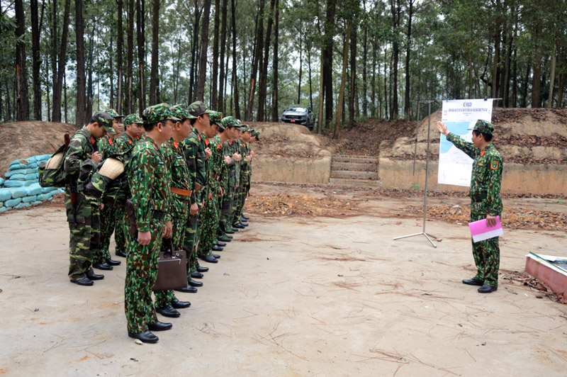 Công trình quốc phòng được quản lý, bảo vệ chặt chẽ phục vụ đặc lực cho Ban CHQS TP Hạ Long đẩy mạnh công tác huấn luyện, sẵn sàng chiến đấu. Ảnh: Quang Minh