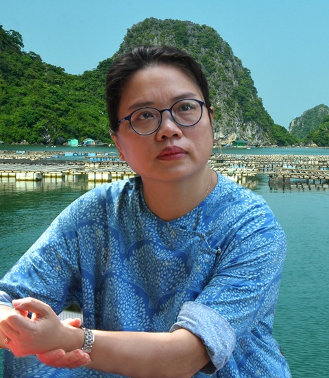 Bà Bùi Thị Thu Hiền - Điều phối viên quốc gia chương trình biển và vùng bờ của Liên minh Bảo tồn thiên nhiên quốc tế (IUCN).  