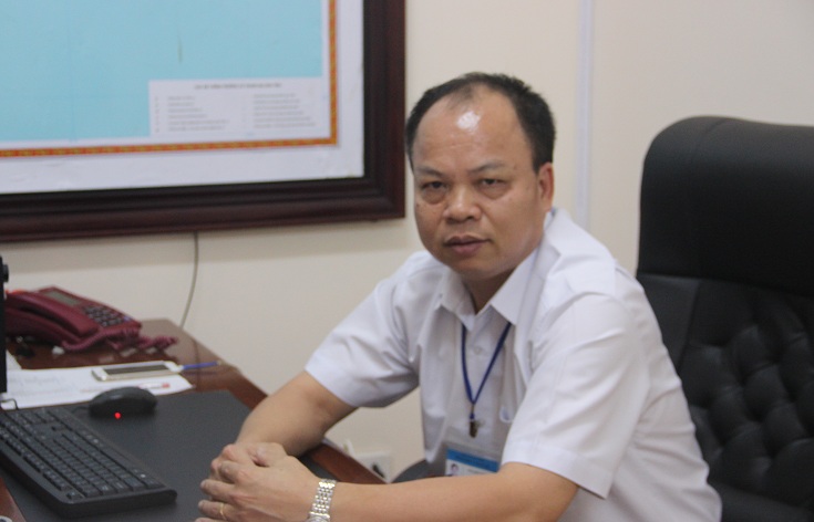 Đồng chí Nguyễn Văn Tuế, Phó Giám đốc Sở GD&ĐT trả lời Báo Quảng Ninh