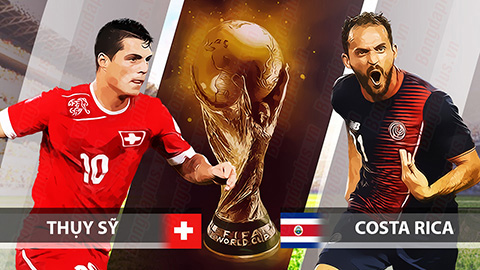 Nhận định bóng đá Thụy Sỹ vs Costa Rica, 01h00 ngày 28/6: Quyền tự quyết của Thụy Sỹ