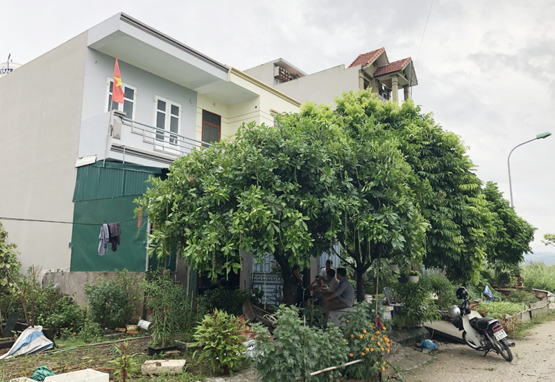 Ngôi nhà của bà Nguyễn Thị Chĩnh tại khu tái định cư phường Hà Khánh, TP Hạ Long