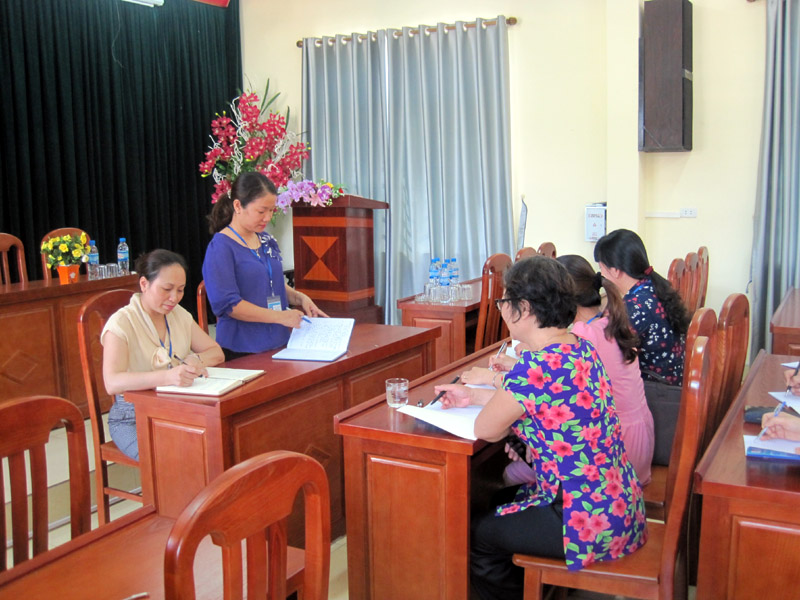 Chi bộ Trường THCS Quang Hanh tổ chức thảo luận các giải pháp nâng cao chất lượng dạy và học