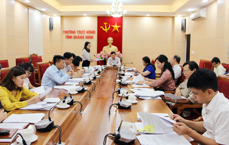 Ban Văn hóa - Xã hội HĐND tỉnh thẩm tra các báo cáo, dự thảo nghị quyết trình kỳ họp HĐND tỉnh thứ 8