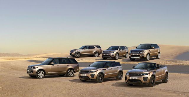 Các dòng xe của Land Rover.