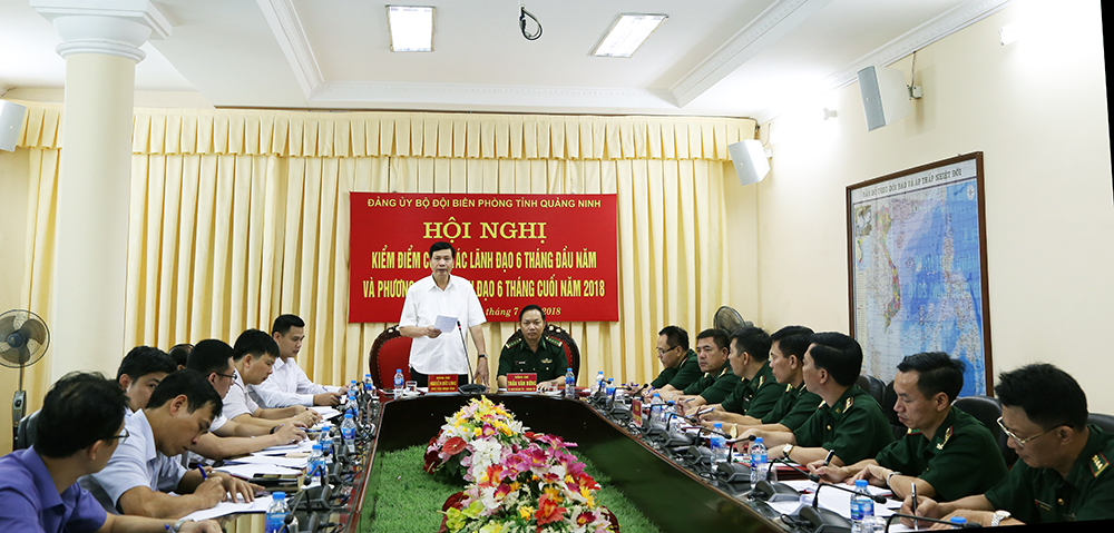 Đồng chí Nguyễn Đức Long, Phó Bí thư Tinh ủy, Chủ tịch UBND tỉnh, phát biểu chỉ đạo tại hội nghị.