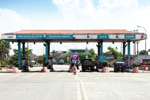 Trạm thu phí cầu Tân Đệ, tỉnh Thái Bình