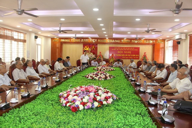 Ban liên lạc Cựu Bí thư cấp ủy huyện, thị xã, thành phố tỉnh Quảng Ninh tổ chức hội nghị gặp mặt thường niên lần thứ 12 năm 2018 tại Hải Hà.