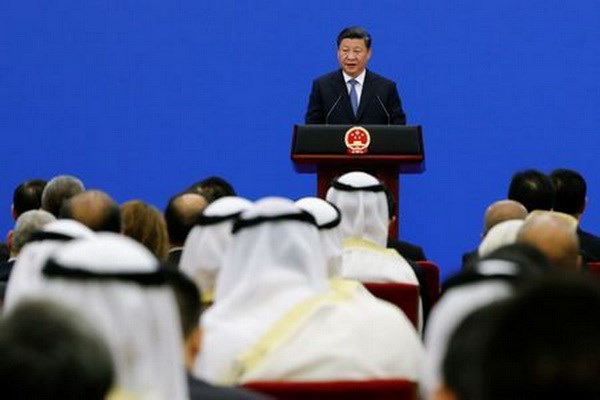 Chủ tịch Trung Quốc Tập Cận Bình phát biểu tại diễn đàn. (Nguồn: Reuters)